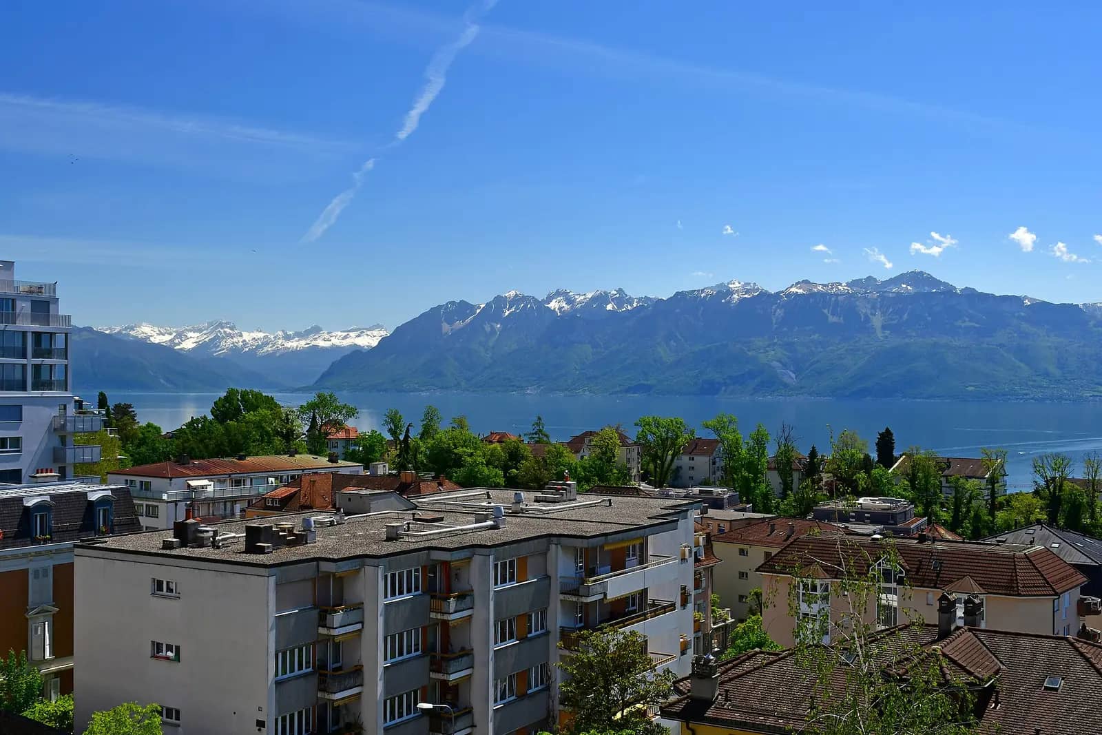 Lausanne and Lake Geneva, Switzerland
