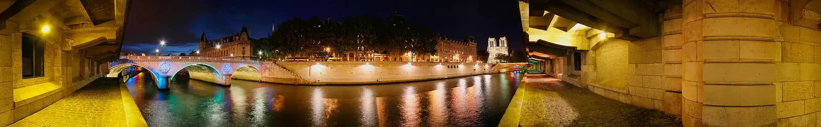 The Seine in Paris, France