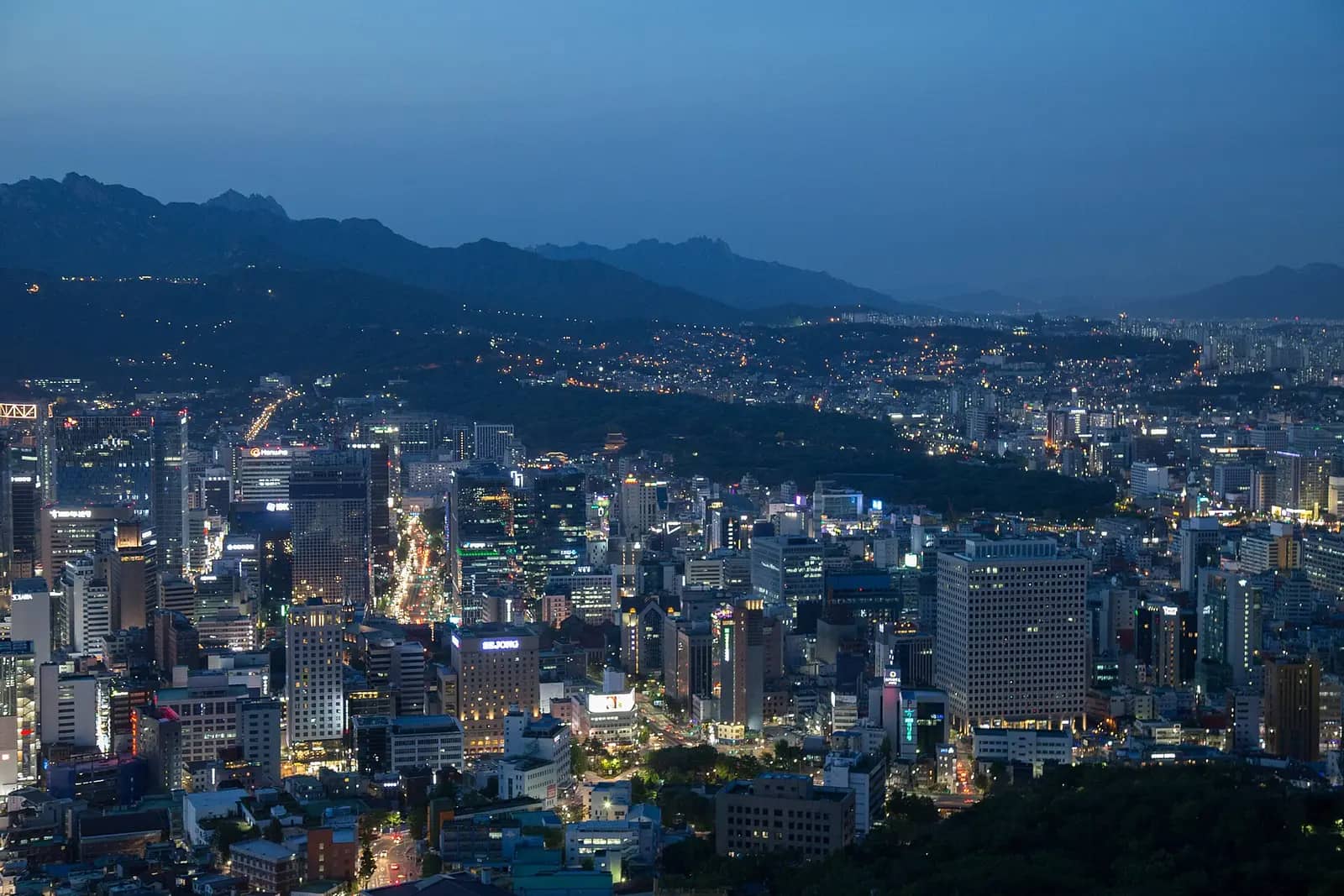 Seoul skyline, South Korea